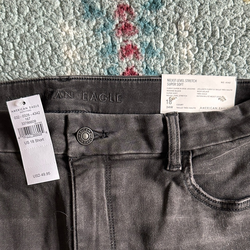 American Eagle Outfitters Gray Women Jeans